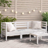 vidaXL Garden Corner Sofa Solid Pine Wood