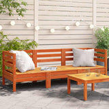 vidaXL Garden Corner Sofa Solid Pine Wood