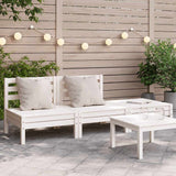 vidaXL Garden Corner Sofa Solid Pine Wood