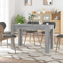 vidaXL Eettafel 120x60x76 cm bewerkt hout wit