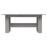 vidaXL Eettafel 180x90x76 cm bewerkt hout wit