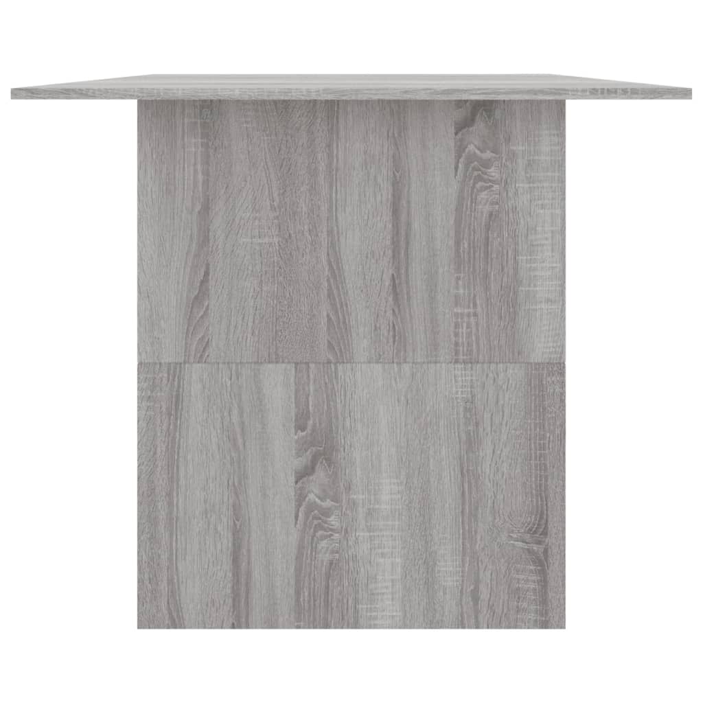 vidaXL Eettafel 180x90x76 cm bewerkt hout wit