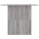 vidaXL Eettafel 180x90x76 cm bewerkt hout wit