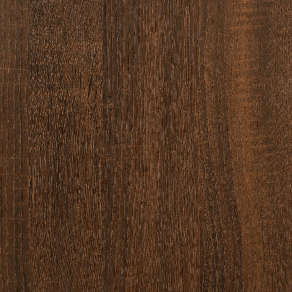 vidaXL Opbergbankje 40x42,5x50 cm bewerkt hout zwart