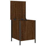 vidaXL Opbergbankje 40x42,5x50 cm bewerkt hout zwart
