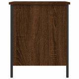 vidaXL Opbergbankje 40x42,5x50 cm bewerkt hout zwart