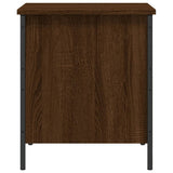 vidaXL Opbergbankje 40x42,5x50 cm bewerkt hout zwart
