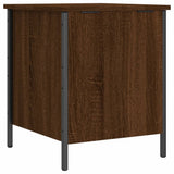 vidaXL Opbergbankje 40x42,5x50 cm bewerkt hout zwart