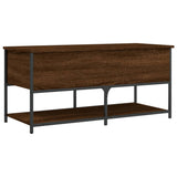 vidaXL Opbergbankje 70x42,5x47 cm bewerkt hout zwart