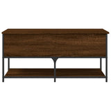 vidaXL Opbergbankje 70x42,5x47 cm bewerkt hout zwart