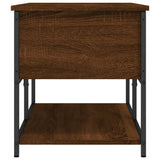 vidaXL Opbergbankje 70x42,5x47 cm bewerkt hout zwart