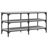 vidaXL Shoe Bench 70x38.5x49 cm Engineered Wood Black