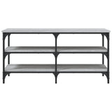 vidaXL Shoe Bench 70x38.5x49 cm Engineered Wood Black