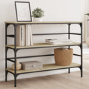 vidaXL Console Table 100x32x75 cm Engineered Wood Black