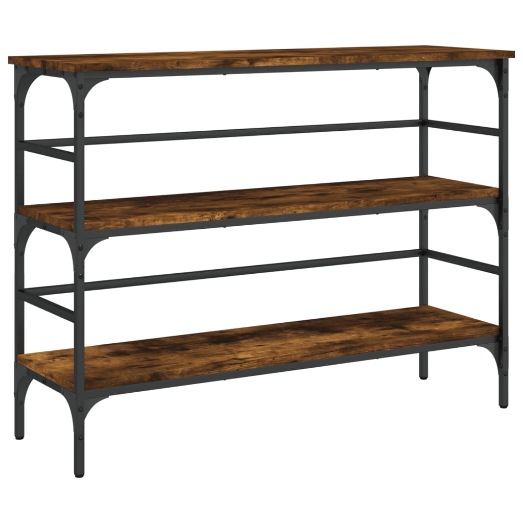 vidaXL Console Table 100x32x75 cm Engineered Wood Black