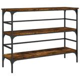 vidaXL Console Table 100x32x75 cm Engineered Wood Black