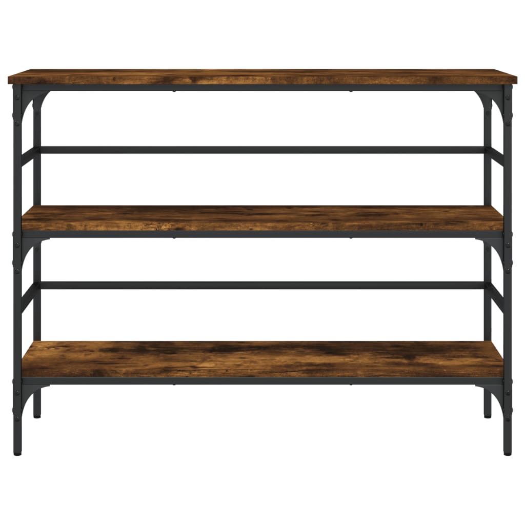 vidaXL Console Table 100x32x75 cm Engineered Wood Black