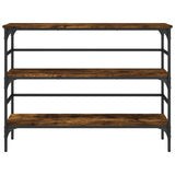 vidaXL Console Table 100x32x75 cm Engineered Wood Black