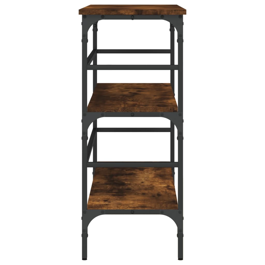 vidaXL Console Table 100x32x75 cm Engineered Wood Black