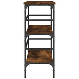 vidaXL Console Table 100x32x75 cm Engineered Wood Black