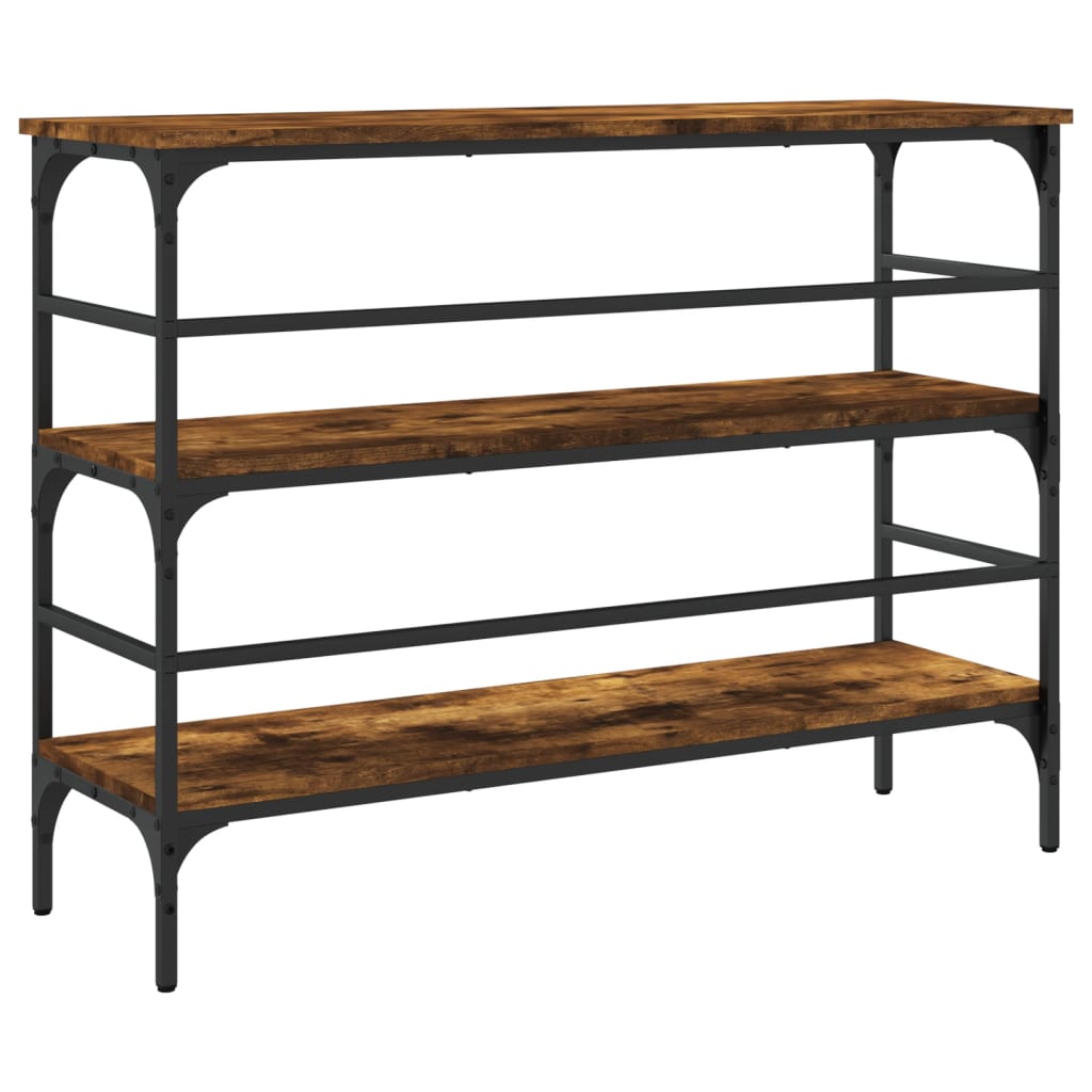 vidaXL Console Table 100x32x75 cm Engineered Wood Black
