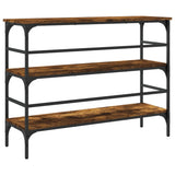 vidaXL Console Table 100x32x75 cm Engineered Wood Black