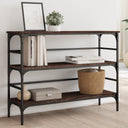 vidaXL Console Table 100x32x75 cm Engineered Wood Black