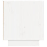vidaXL Tv-meubel 140x35x40 cm massief grenenhout wit