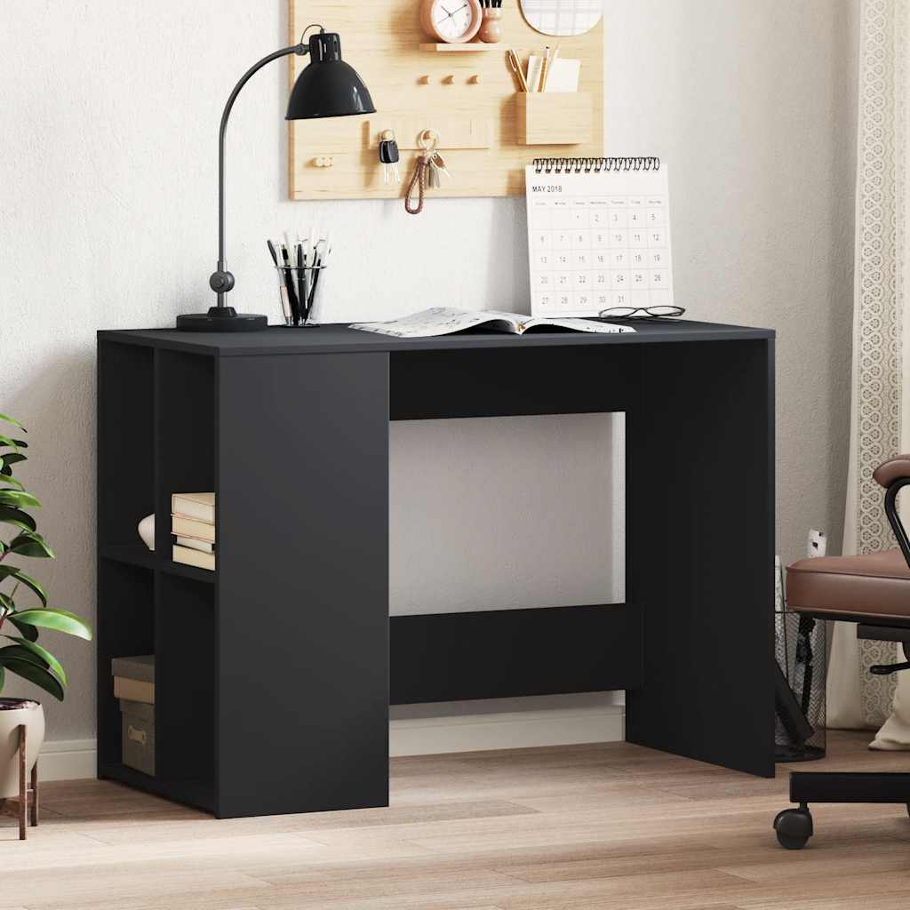 vidaXL Bureau 102x50x75 cm bewerkt hout wit