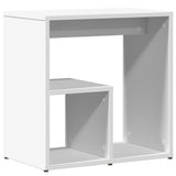 vidaXL Bijzettafel 50x30x50 cm bewerkt hout wit