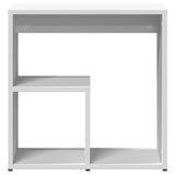 vidaXL Bijzettafel 50x30x50 cm bewerkt hout wit