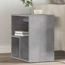 vidaXL Bijzettafel 50x30x50 cm bewerkt hout wit