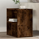 vidaXL Bijzettafel 50x30x50 cm bewerkt hout wit