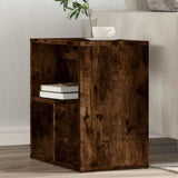 vidaXL Bijzettafel 50x30x50 cm bewerkt hout wit