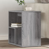 vidaXL Bijzettafel 50x30x50 cm bewerkt hout wit