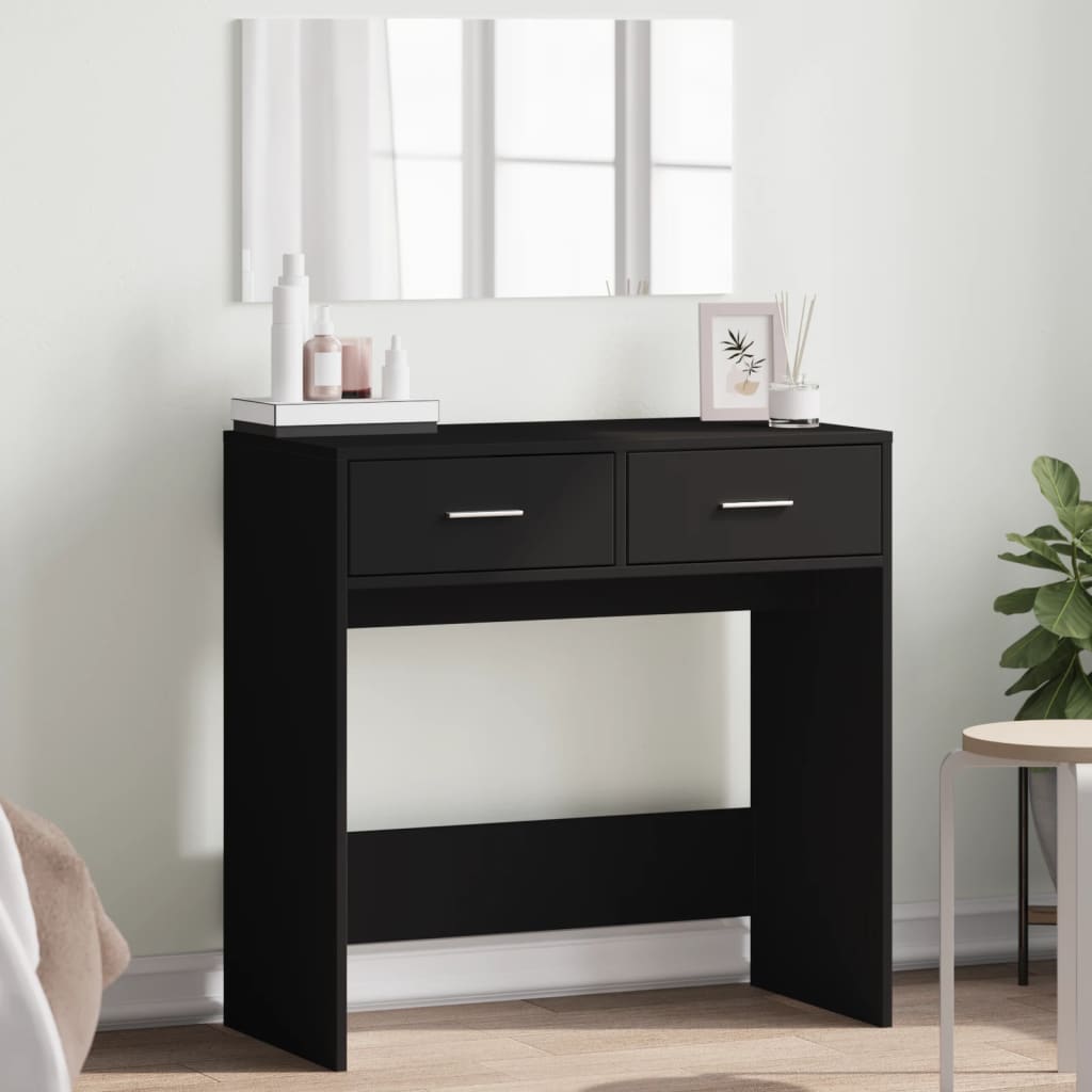 vidaXL Kaptafel met spiegel 80x39x80 cm wit