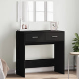 vidaXL Kaptafel met spiegel 80x39x80 cm wit