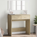 vidaXL Kaptafel met spiegel 80x39x80 cm wit