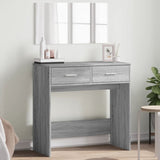 vidaXL Kaptafel met spiegel 80x39x80 cm wit