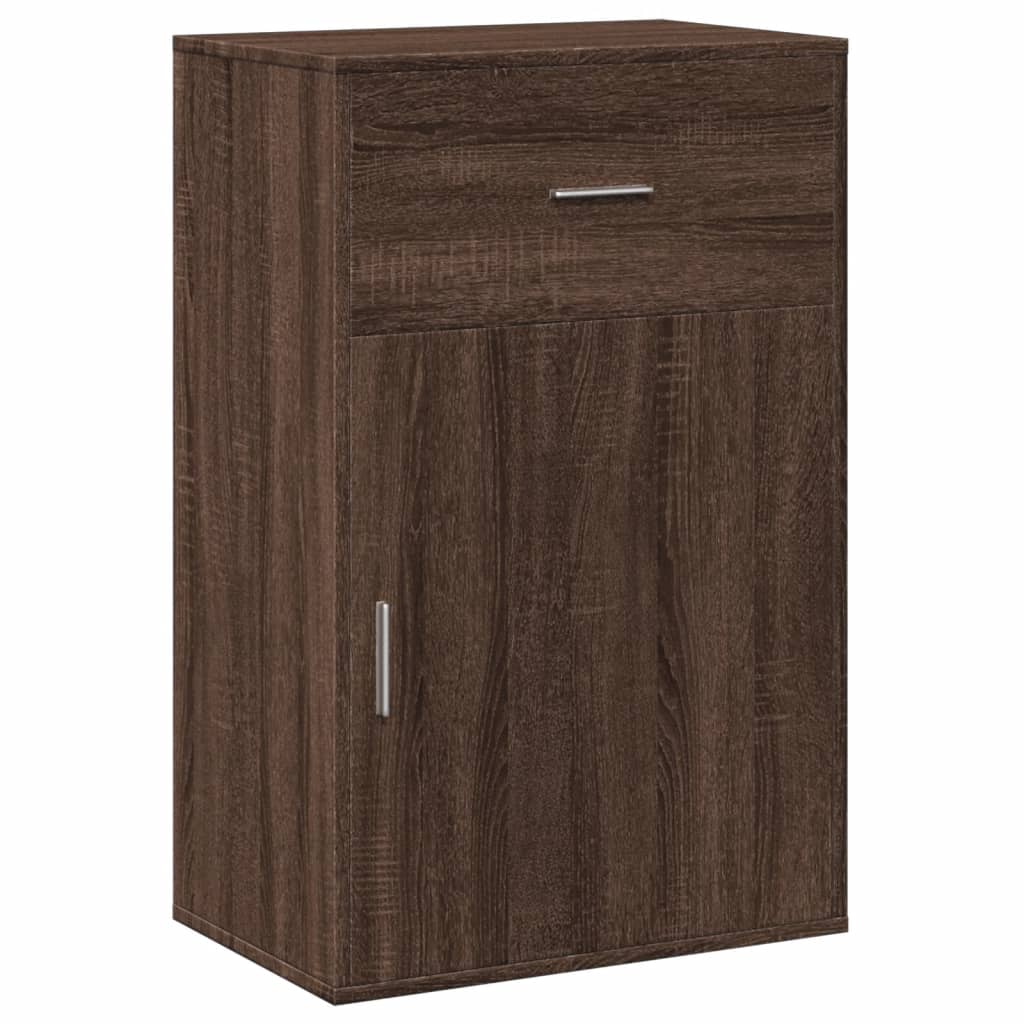 vidaXL Storage Cabinet 56.5x39x90 cm Engineered Wood Concrete Grey