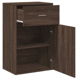 vidaXL Storage Cabinet 56.5x39x90 cm Engineered Wood Concrete Grey