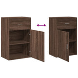 vidaXL Storage Cabinet 56.5x39x90 cm Engineered Wood Concrete Grey