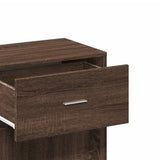 vidaXL Storage Cabinet 56.5x39x90 cm Engineered Wood Concrete Grey