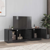 vidaXL Tv-meubel 67x39x44 cm staal zwart