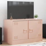 vidaXL Tv-meubel 67x39x44 cm staal zwart