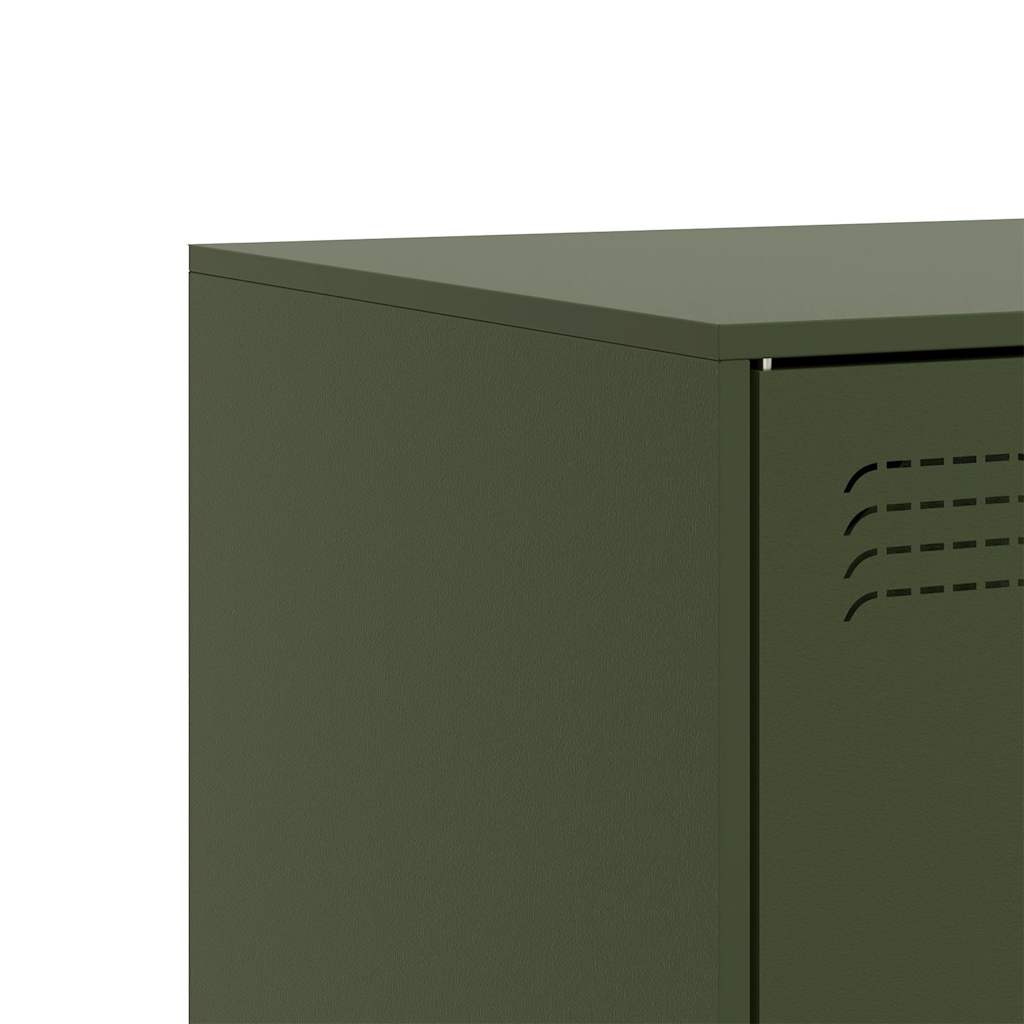 vidaXL Tv-meubel 67x39x44 cm staal zwart