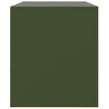 vidaXL Tv-meubel 67x39x44 cm staal zwart