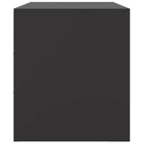 vidaXL Tv-meubel 99x39x44 cm staal zwart