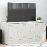 vidaXL Tv-meubel 99x39x44 cm staal zwart