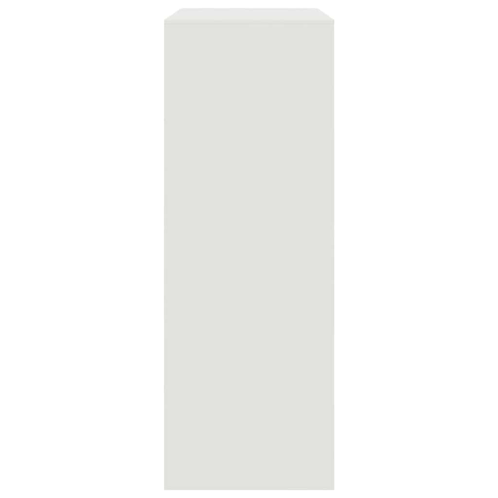 vidaXL Dressoir 67x39x107 cm staal roze